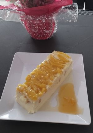 Una foto de Postre fácil con piña