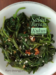 Foto resep Salad Bayam Kukus