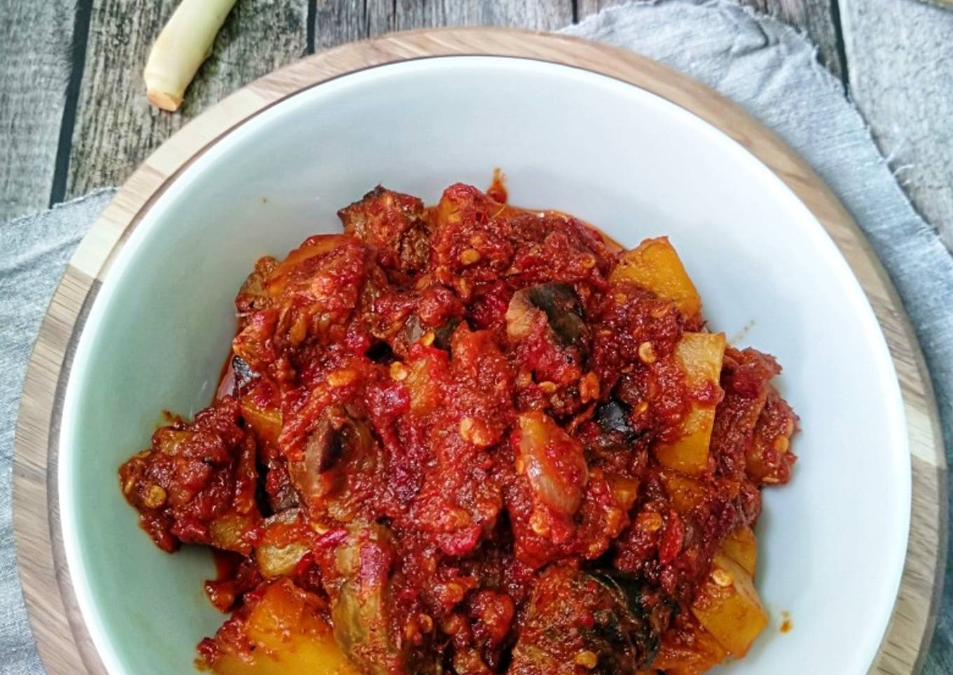 Sambal goreng kentang ati ampela