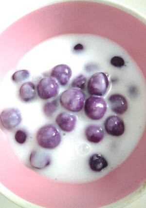 Foto resep Bubur Candil ubi ungu