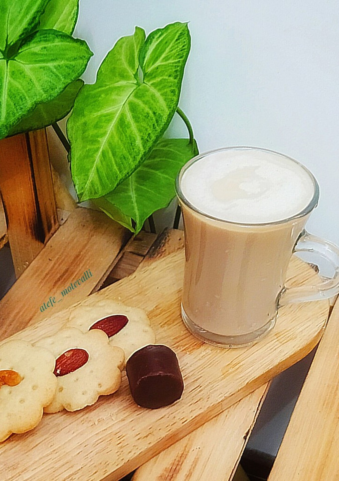 عکسی از دستور شیر قهوه شکلاتی