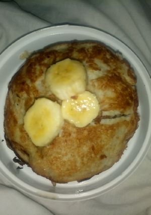 A picture of Banana egg pancake# 5 ingredients or less contest#.