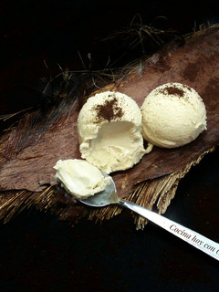 Una foto de Helado de café elaborado con la Monsieur Cuisine Plus