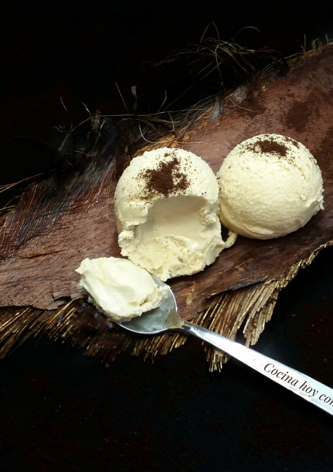 Una foto de Helado de café elaborado con la Monsieur Cuisine Plus