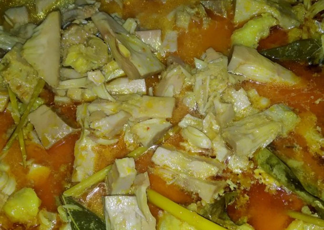 Gulai nangka tetelan daging