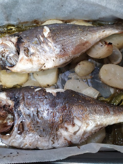Una foto de Dorada al horno