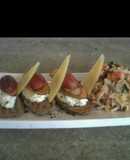 Tapas de surimi con salsa acevichada peruana