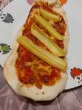 Lingua di pizza in friggitrice ad aria