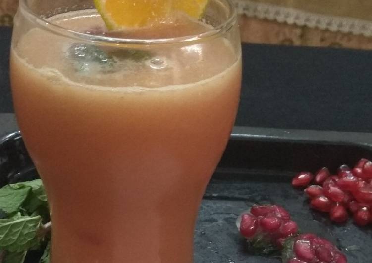 Pomegranate-Orange-Ginger -Cooler