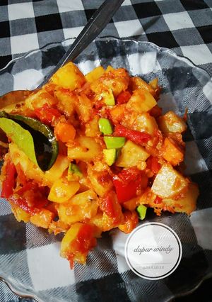 Foto resep Balado Kentang Wortel Pete
