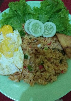 Foto resep Nasi goreng telur