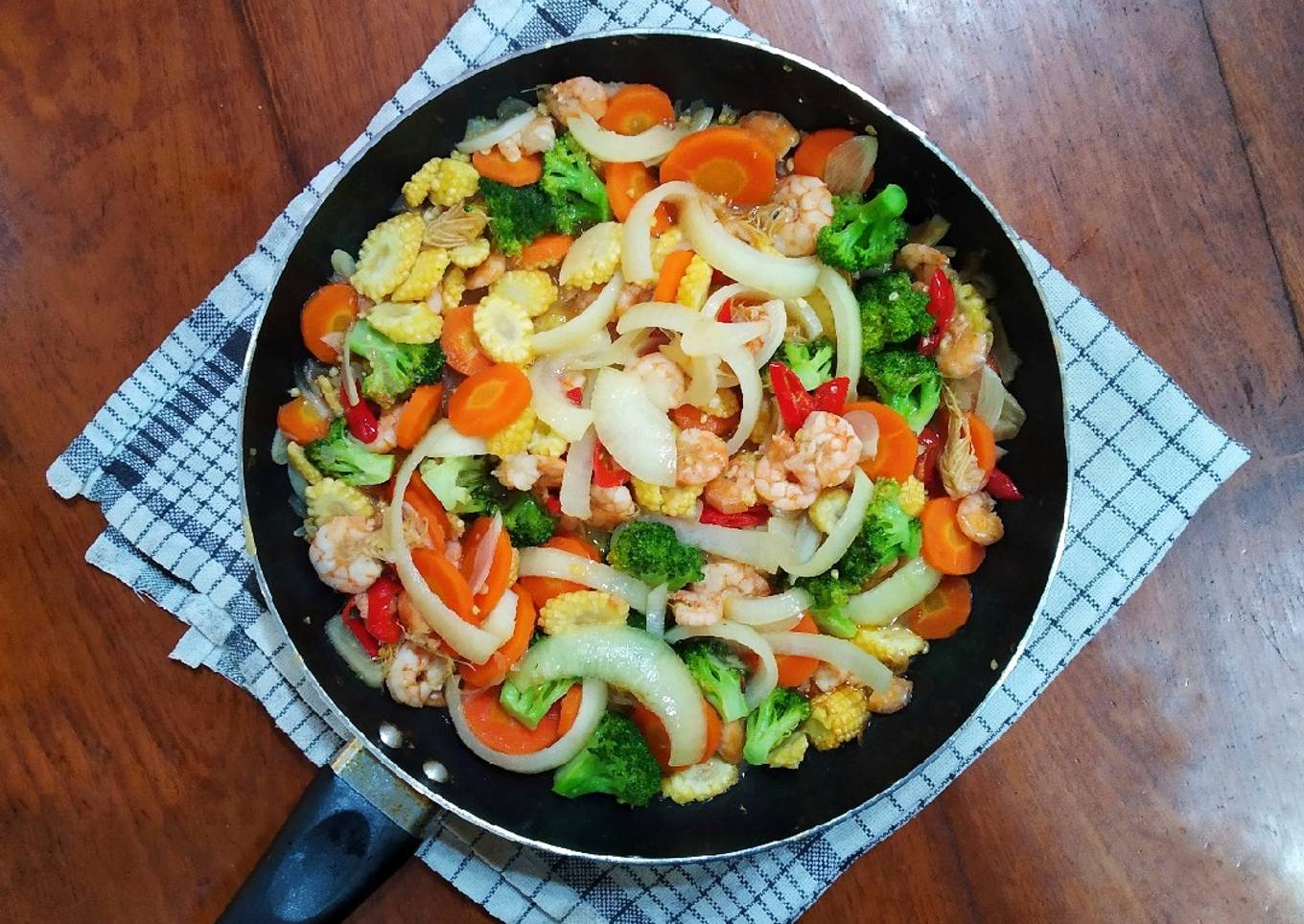 Tumis Udang & Sayuran