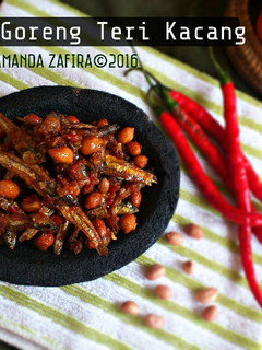 Foto resep Sambel goreng teri kacang