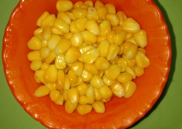 Steps to Prepare Homemade Sweet corn