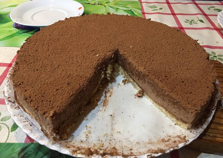 Tarta mousse de chocolate