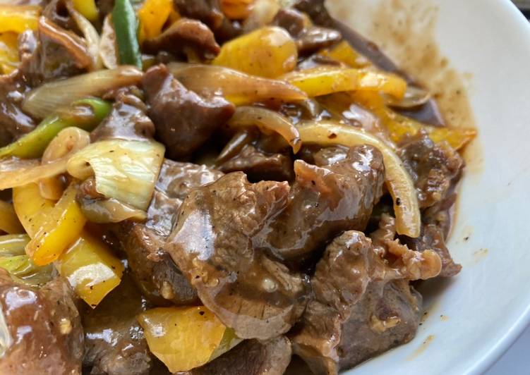Resep Akhirnya Beef Blackpepper rasa restoran, thanks Wilgoz! yang Lezat Sekali