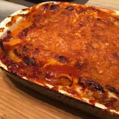 A picture of Beef Lasagna.