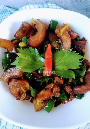 Foto resep Tumis Kikil Cabe Ijo