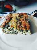 Crustless Spinach and Feta Pie