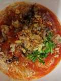 Khanom Jeen Nam Ngiao (Northern Thai Pork Noodle Soup)
