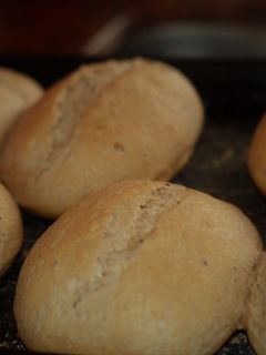Una foto de Pan casero con masa madre