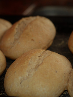 Una foto de Pan casero con masa madre