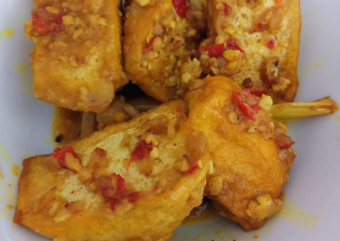 Resep Tahu Kuning Bumbu Rujak Oleh Vay Kitchen Cookpad