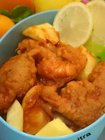 Cara Gampang Membikin Resep Udang goreng oats saus lemon yang Uenak Anti Ribet, Sempurna