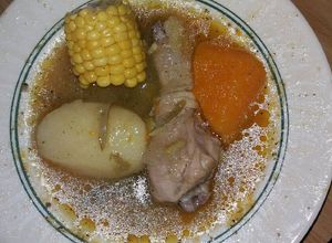 Una foto de Cazuela de ave con chuchoca