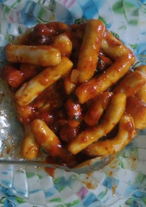 Foto resep Kue beras ala korea(toppokie)