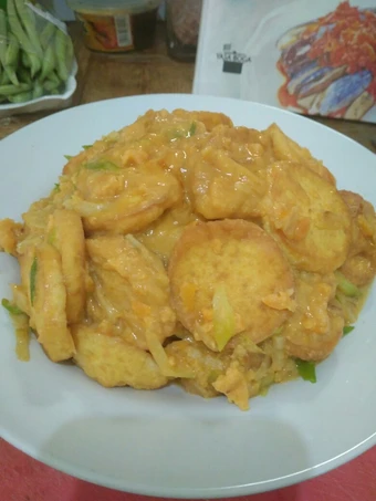 Cara Gampang Menyiapkan Resep Tofu saos telur asin yang Bisa Manjain Lidah Anti Ribet, Mantap