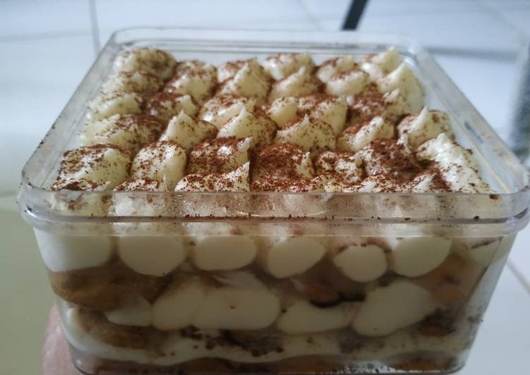 Resep Tiramisu Dessert Box Ekonomis Anti Gagal