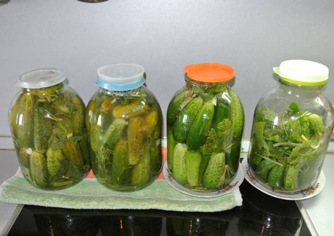 Огурцы солёные быстрого засола