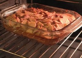 Bolo de maçã proteico