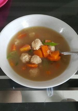 Foto resep Soup bakso babi