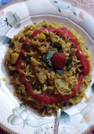 A picture of Vegetables Maggi noodles.