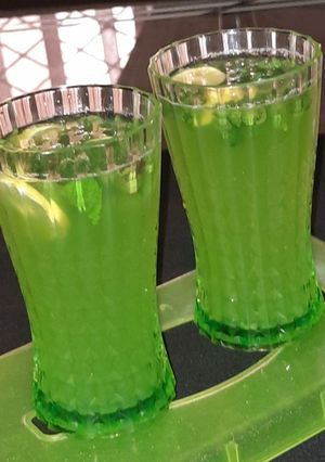 A picture of Mint leave juice.