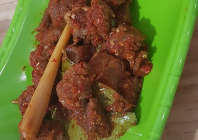 Langkah Mudah untuk Membuat Krengsengan pedas daging kambing Anti Gagal