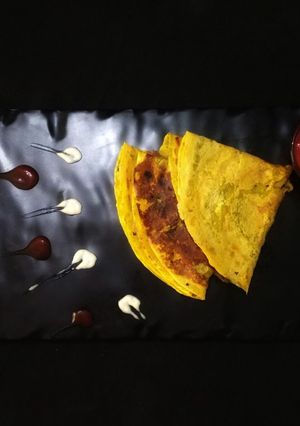 A picture of Raw Mango Chutney Dosa.