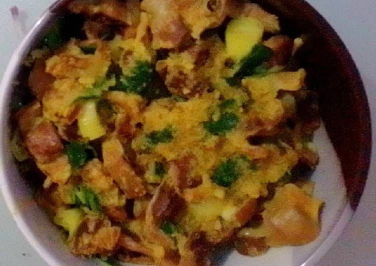 Cara Membuat Ampela ayam bumbu kuning, Enak Banget