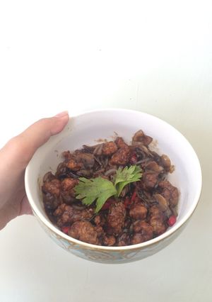 Foto resep Ayam Popcorn Lada Hitam