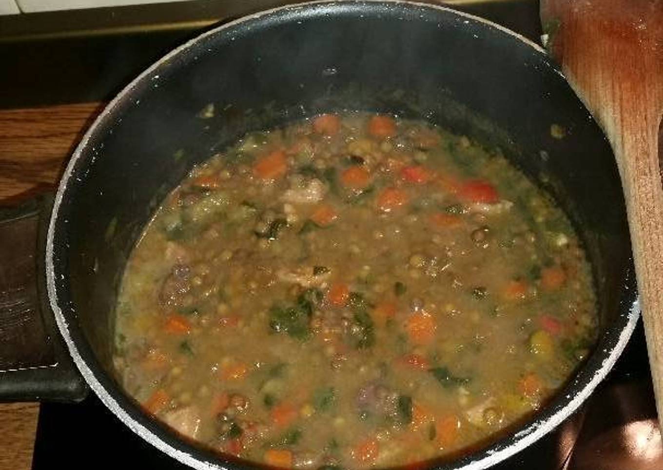 Lentejas con verduras