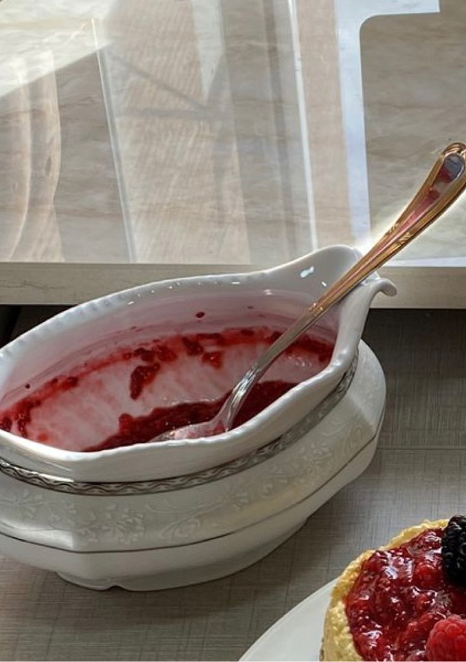 Una foto de Mermelada de frambuesa Keto sin azúcar