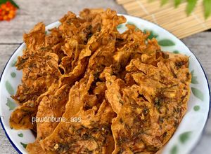 Foto resep Rakik Bada (Rempeyek ala Padang)