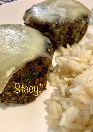A picture of Mushroom Patties for Burgers!.