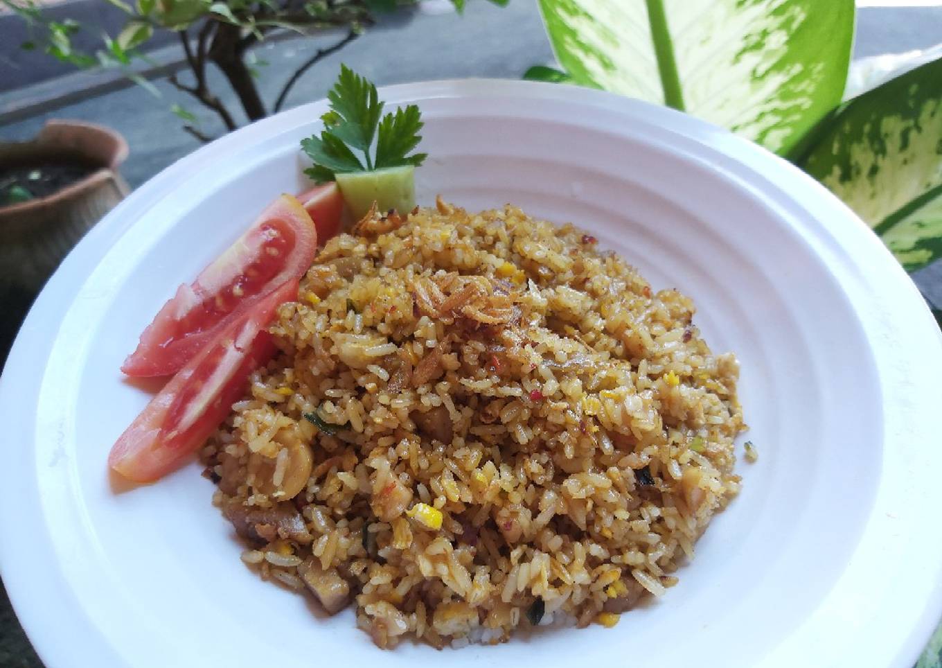 Nasi Goreng Sosis Bakso