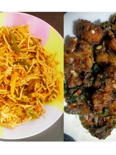 வெஜ் நூடுல்ஸ் +கோபி மஞ்சூரியன் செய்முறை முக்கிய புகைப்படம்