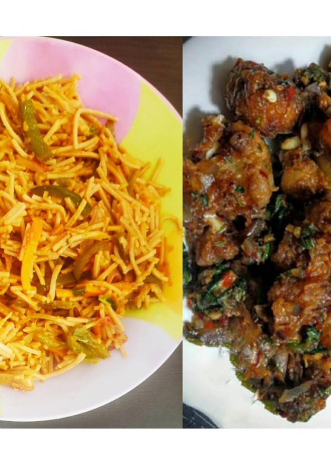 வெஜ் நூடுல்ஸ் +கோபி மஞ்சூரியன் செய்முறை முக்கிய புகைப்படம்