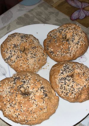 Φωτογραφία της συνταγής Πρωτεϊνικά Bagels ολικής