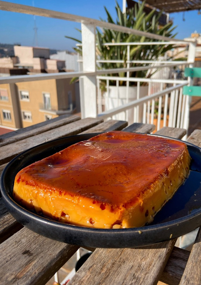 Una foto de Flan de huevo